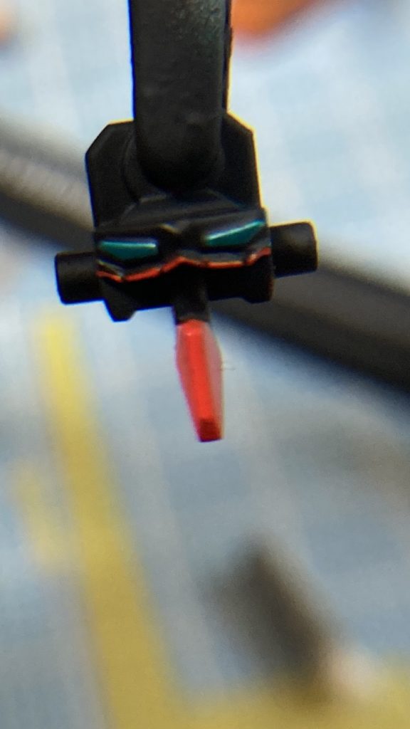 初挑戦の目の塗り分け1番大変だった