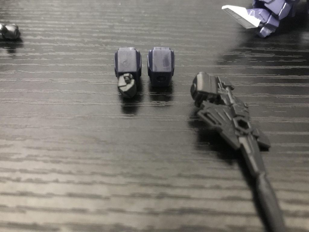 今回の強ポイント!予備の腕がちゃんと再現されており、マジで遊べるぞ!