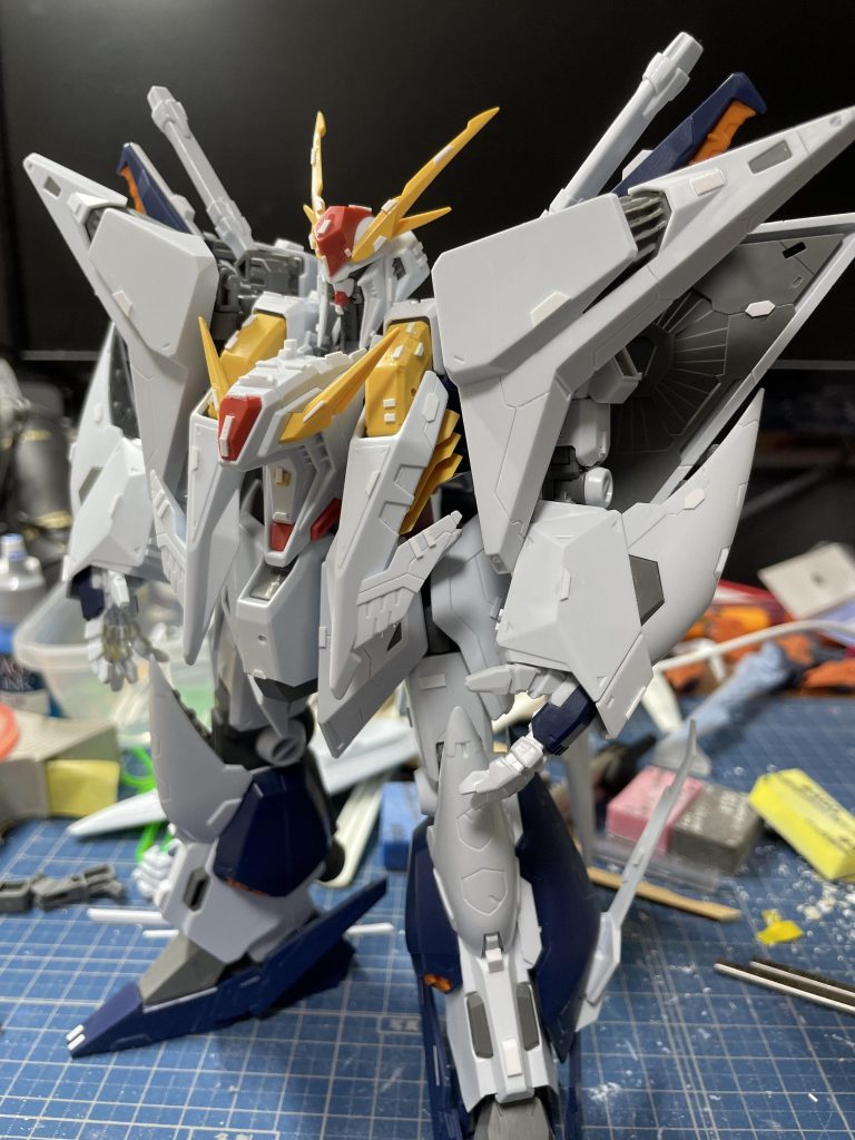 塗装前です。そこそこプラチップや、スジボリなどでディテールアップしてるのですが、面がひろいのでちょっと寂しげ。