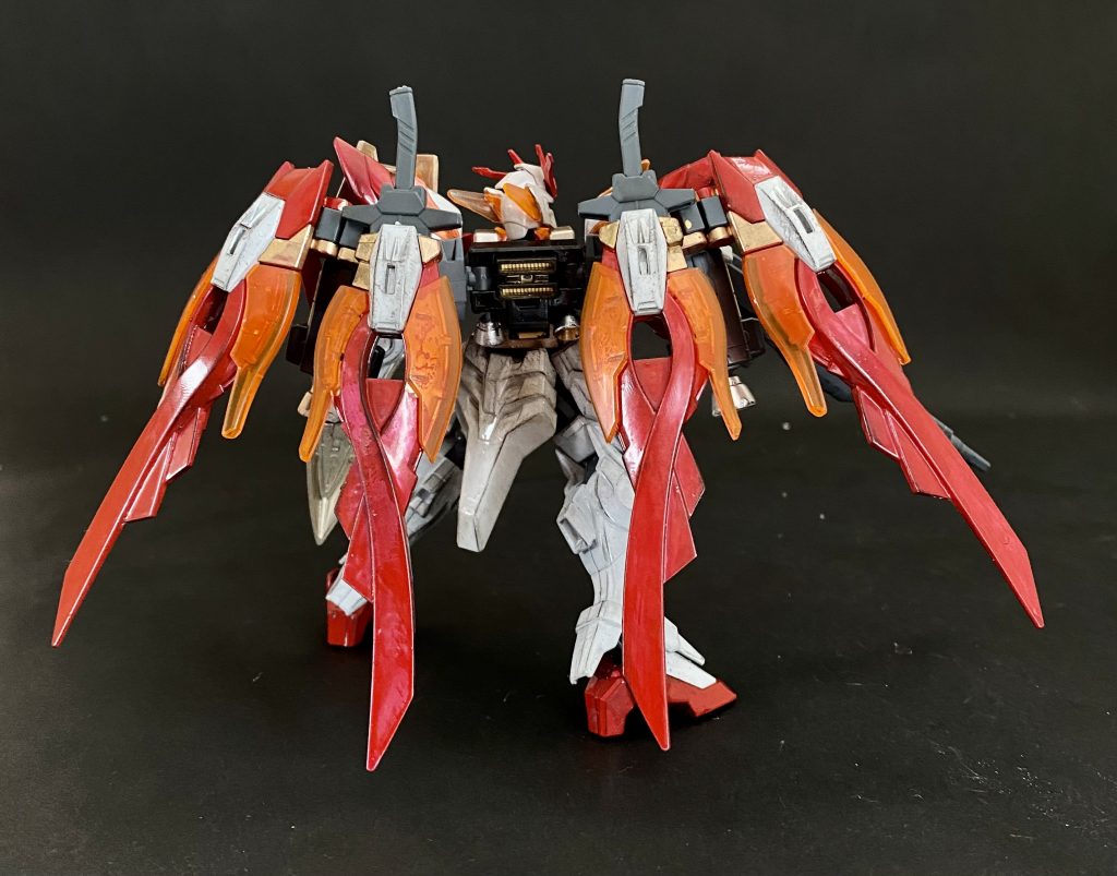 羽は考えなしに塗ったら予期せぬ炎感が出ました👍