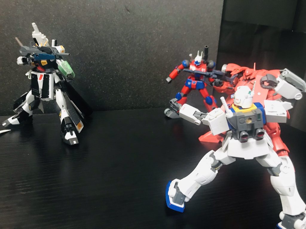 νsガンダム「ねら……」クッ…恥ずい…でも！当てるためだ！νsガンダム「狙い撃つぜぇ！」