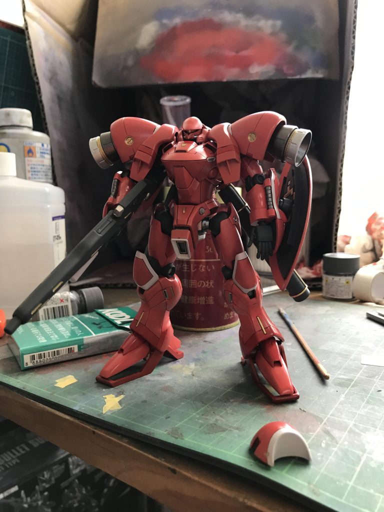 デカールなしの塗装仕立てです。