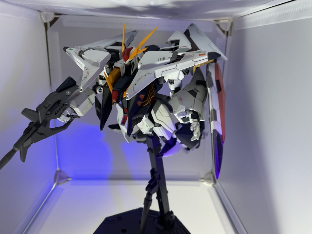 トライしたこと③撮影ブースっぽいところで撮る。なんかよくわからんボックスの中で撮ってみました。意外と盛れました。