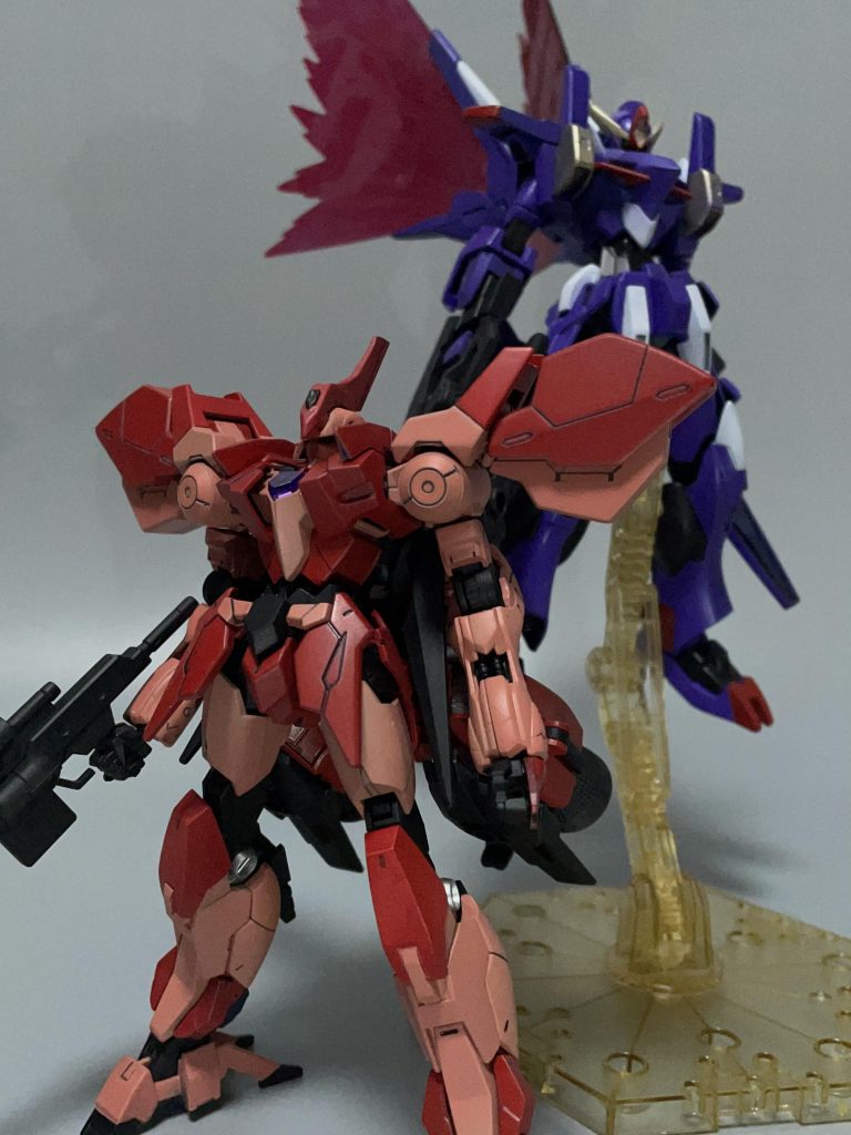 おまけ、以前作ったザンスパインとツーショットザンスカール最強のMS達!