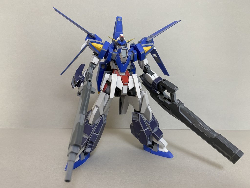 塗装前状態頭の合わせ目消したり既存のモールドを彫り直したりシャープ化したりしました