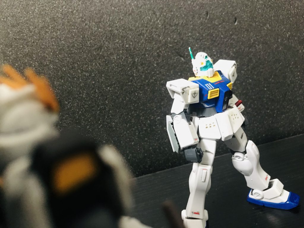 ジムII「じゃあ先輩ですね…」νsガンダム「お前はこれからどうする？」ジムII「今一人で単独行動も危ないですよね…」ジムII「協力しましょう。」
