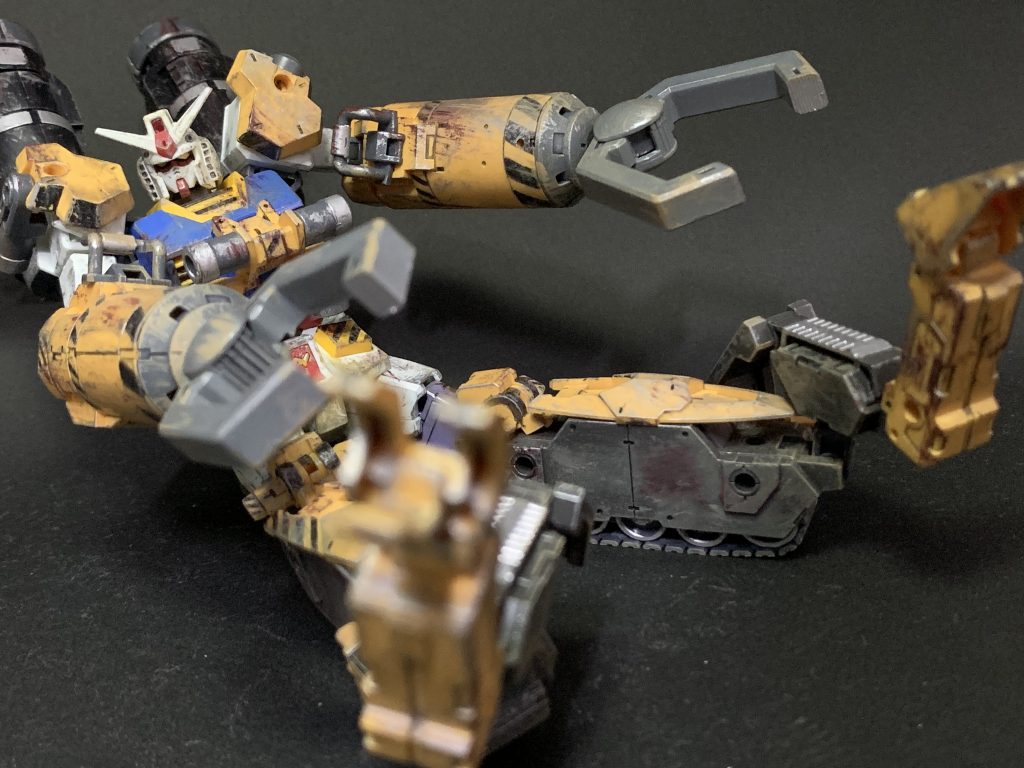 ラストはアクションっぽいカットを改めて、EGガンダムは30MMとの親和性も高く作っててとっても楽しいキットでした!機会があったら別方向のガンダムにも挑戦したいです!ご覧いただきありがとうございました!