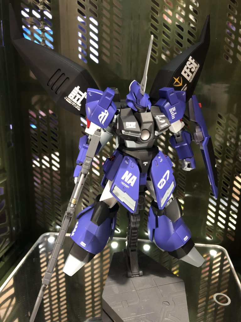 俺専用機なんで、カラーはパーソナルカラーのブルーバイオレットです。