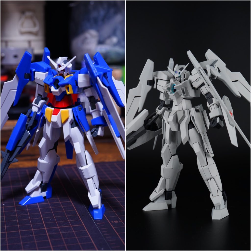 素組み比較です。