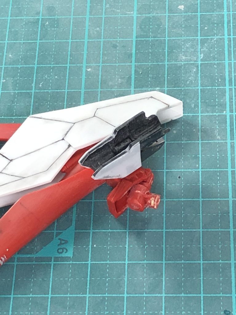 エクスカリバーのジョイントはMGジャスティスのあまりパーツとRGソードインパルスのエクスカリバーのジョイントを使っています