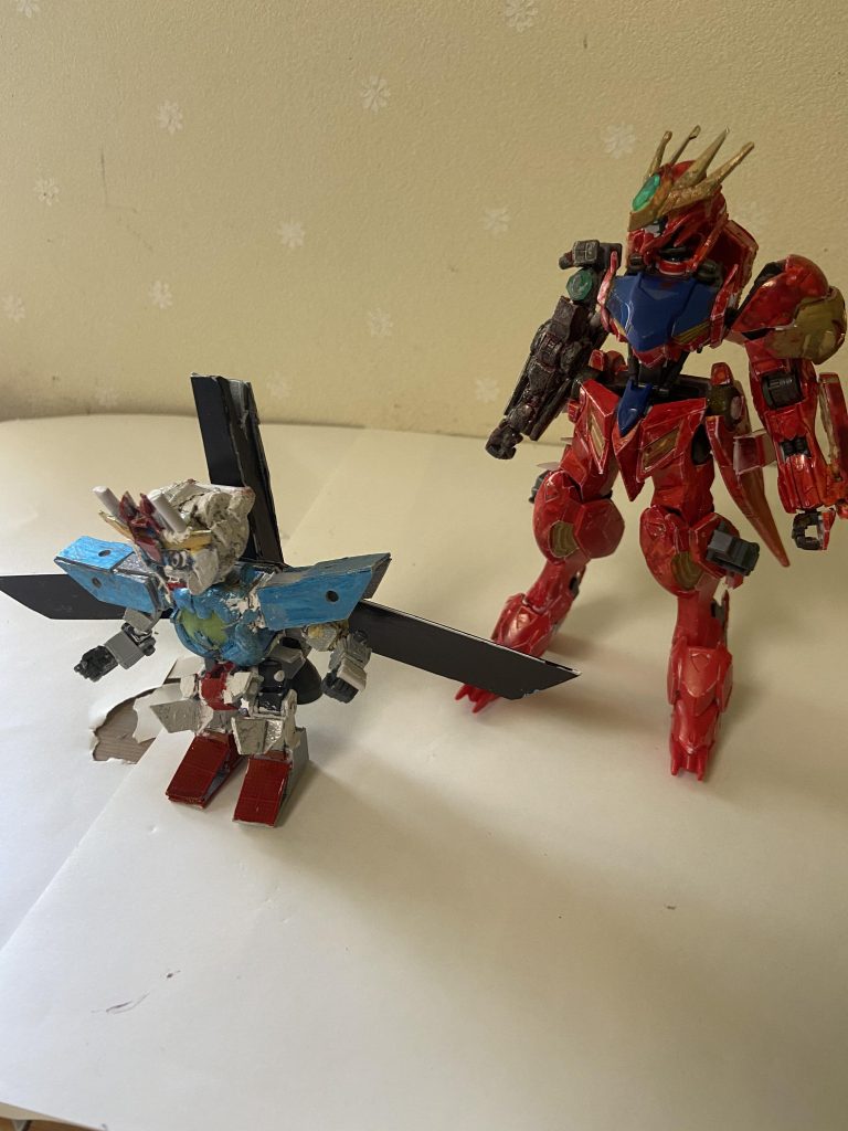 フリートと並ばせるとこんな感じSD感ちゃんと出てますかね?