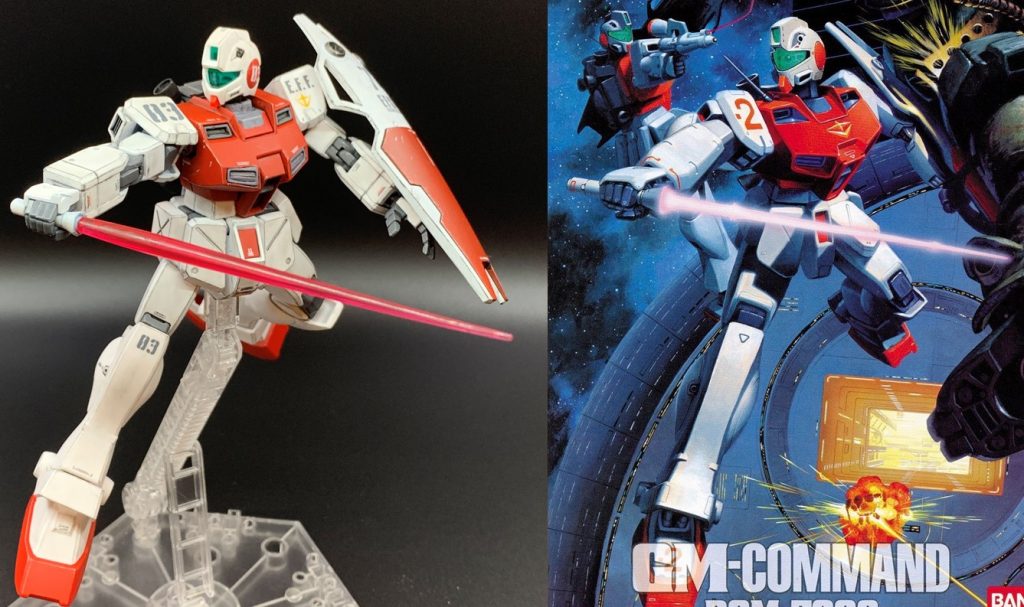 旧キットの箱絵ポーズをオマージュしてみました。旧キットの方は小学生の頃に何体も作った事があるのですが、素組みしてブンドドしては壊してしまっていました(笑)いつかちゃんと作ってみたいです。