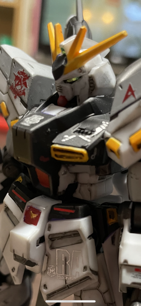 メッキデカールを使用