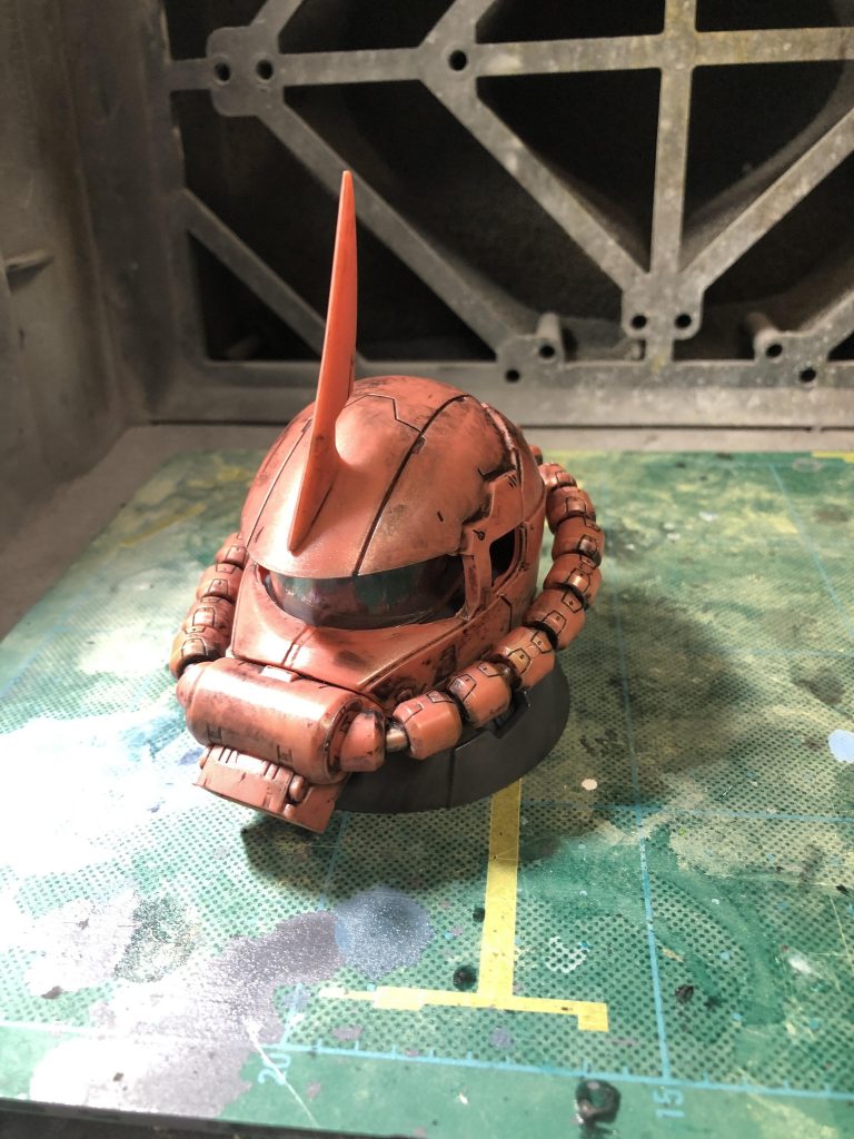 ザクヘッド　シャア専用ザクⅡ–2枚目/制作者：mu-ne