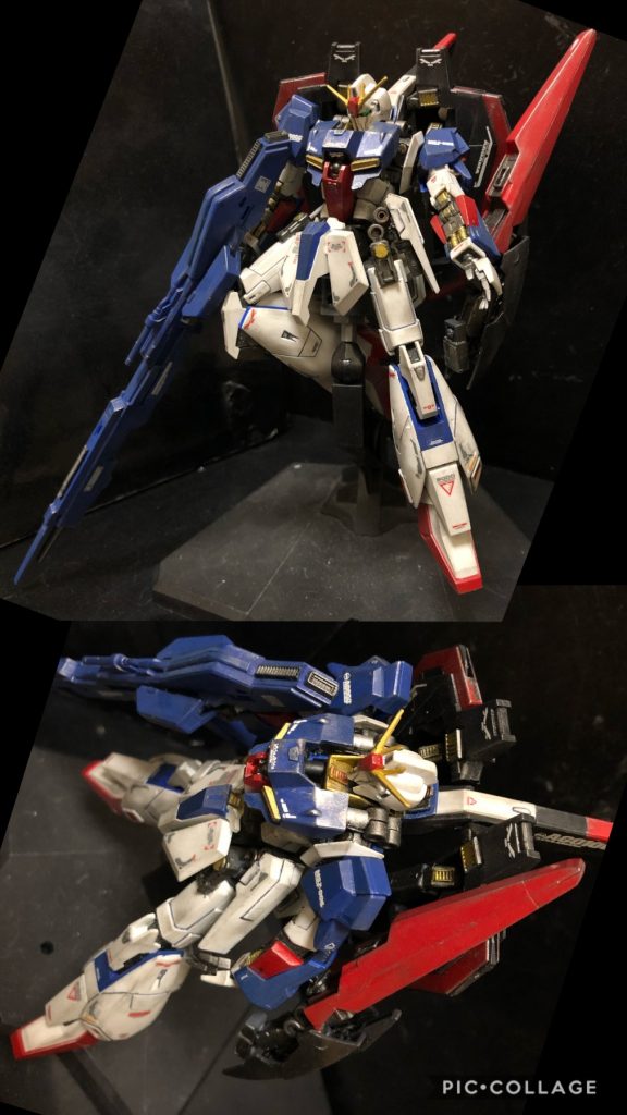 カミーユ「やれば出来るんじゃないですか。」oyz「簡単に言ってくれる！カミーユ君、君は、“METAL ROBOT魂Zガンダム”を知っているか？」カミーユ「ええ。カトキハジメさんによりアレンジされたプロポーションを忠実に再現して、各関節の一部にダイキャストを使用した、重量感に加え質感と強度を両立した、完璧なZガンダムですね。」oyz「そう、私は、コレが最終的に完璧なZガンダムなんだ、とうとう出るのか...！と喜んだのだ...。予算的に高くて買えないケドね...。」カミーユ「買えないのはアレですけど、まあ良かったじゃないですか。」oyz「だがね、可変方法のYouTube動画を見て愕然としたのだ。」カミーユ「何故ですか？」oyz「確かに全てにおいて完璧だった。素晴らしい出来だ。だがね、可変が複雑すぎる！可変させるのにあんなに工程はあるとはー！」カミーユ「贅沢言わないでくださいよ。」oyz「いや、しかし、可変はもっと気軽にしたい、劇中でも0.5秒だぞ？動画で思ったが30分くらい可変に時間かかってるじゃないか！」カミーユ「イイじゃないですか。」oyz「オレは、イヤだね！可変は簡単にしたいんだよ！」カミーユ「つべこべつべこべと！そんな大人、修正してやるーーー！！」バキィーーーー！！