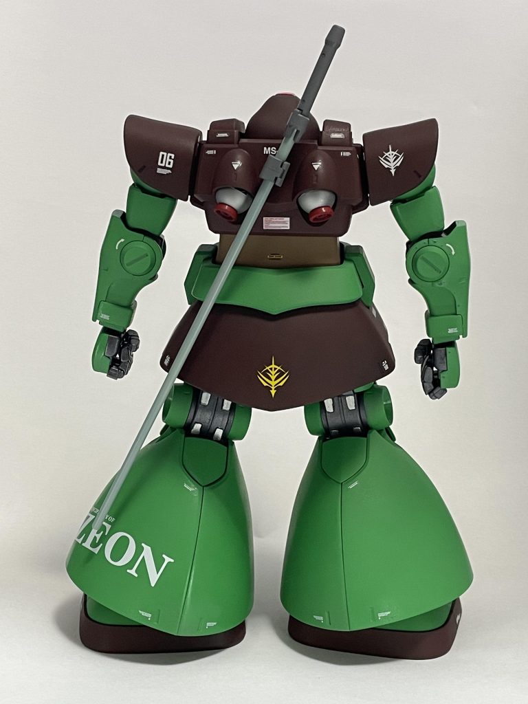 胴体は艦底色を使用。ドワッジぽくなってしまった気もしますが、いつものジャーマングレイよりグリーンとの相性は良いかなと思いました。