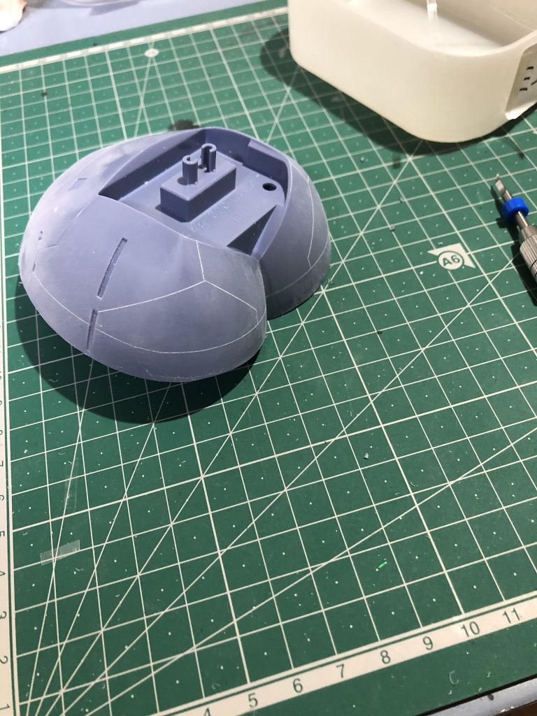 RGを参考に、、、😅一つ一つのパーツは大きく、もとのディテールもしっかりしてましたので、作りやすかったです。閲覧ありがとう😊ございました。また宜しくお願いします。