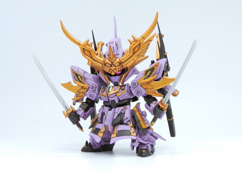 的な設定で、張遼サザビーのお手軽ミキシングで制作しました！ バックパックのファンネルは苦無で、プロペラントタンクは鞘で表現。上記以外の画像はTwitter上で公開しております！https://twitter.com/the_empty_air/status/1420664861764198409?s=20