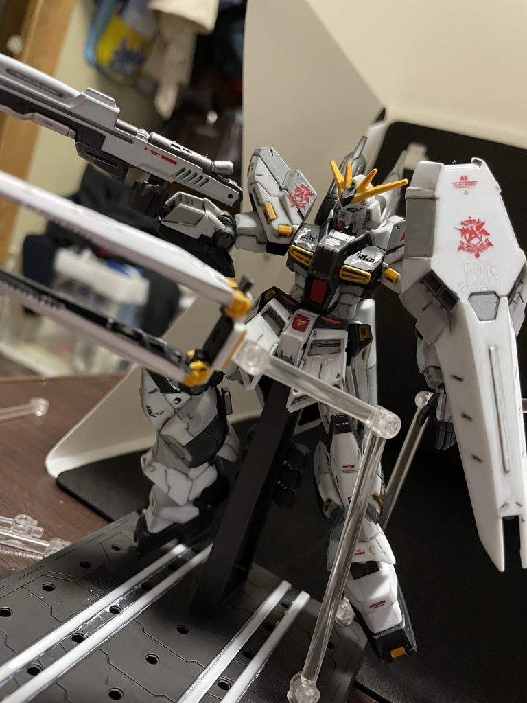 スタンドも軽く塗装