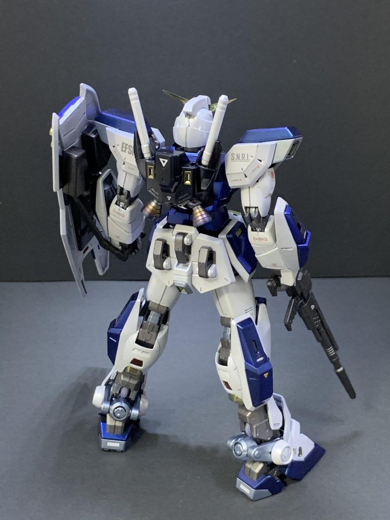 バーニア部分は焼け付き表現というのをやってみました！初めてにしては綺麗に出来たかなーと思います。