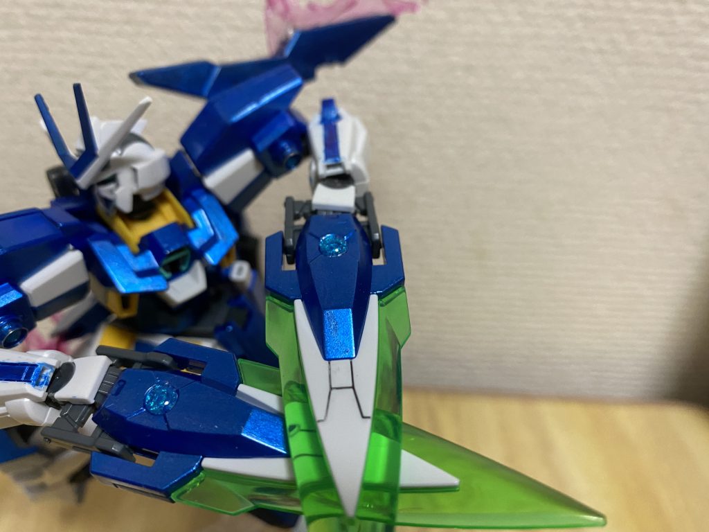 本体同様ビームコントロール用のクリアパーツ完備。ビームエフェクト取り付けるため磁石仕込んでます。