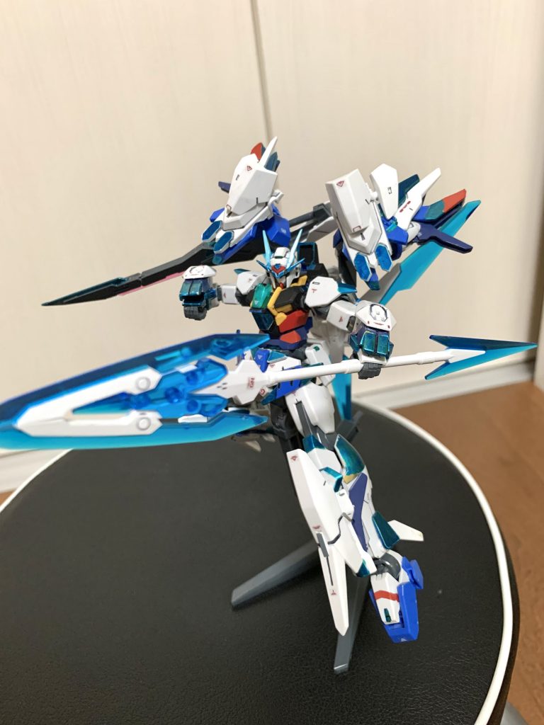 アグレッシブパック装填!!アグレッシブパックはラッシュ状態の強化版にあたり、各部のパーツが変形、移動しています。