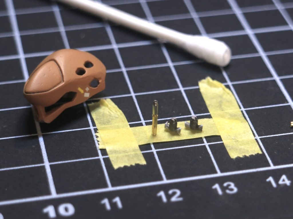 頭部武装も再現しています。