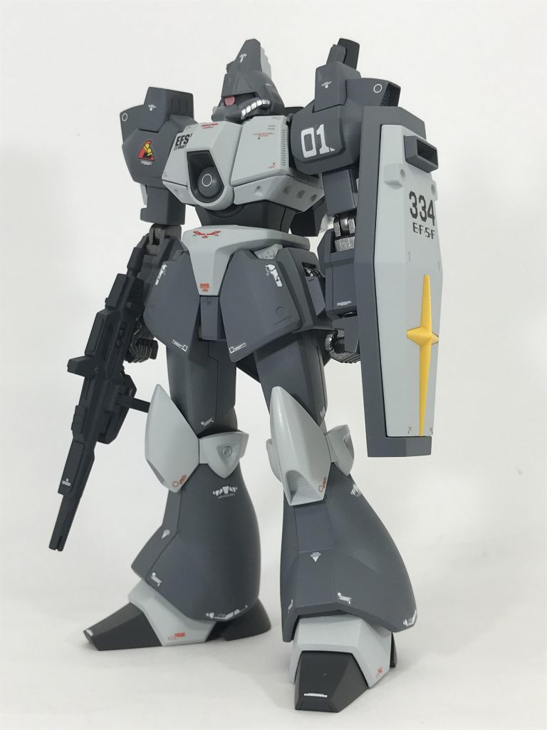 隊長機(機体No.334)高機動型に仕上げ、ガズL(R)グラウ風にカラーリングしてみました。