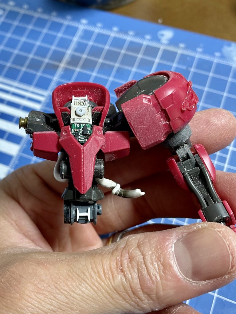 ジャンクといえど、パーティングライン処理、ゲート処理、ダメージ加工、ディティールアップを施してます。