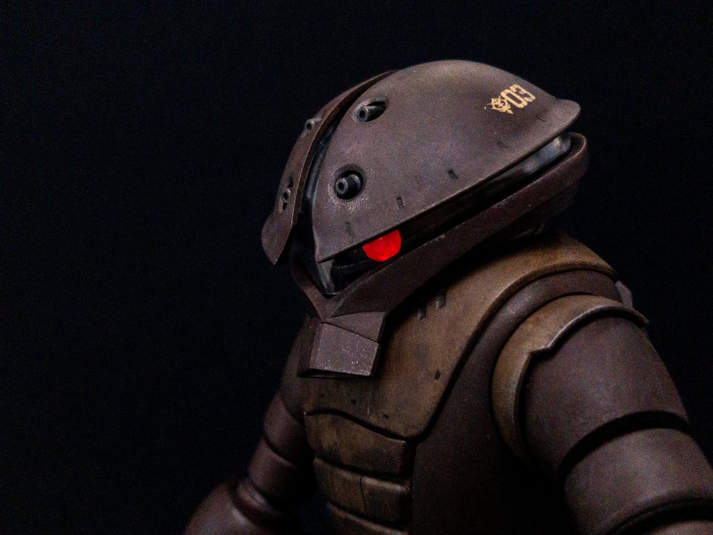 HGUCアッガイ成型色仕上げ–4枚目/制作者：モリオ