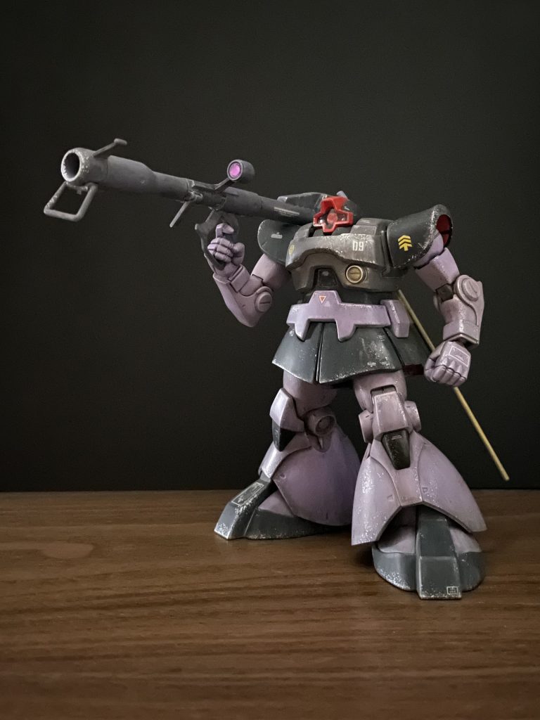 自分の作品の中では珍しくウェザリングに挑戦したものです。カッコいい汚しを付けれるようになりたい。