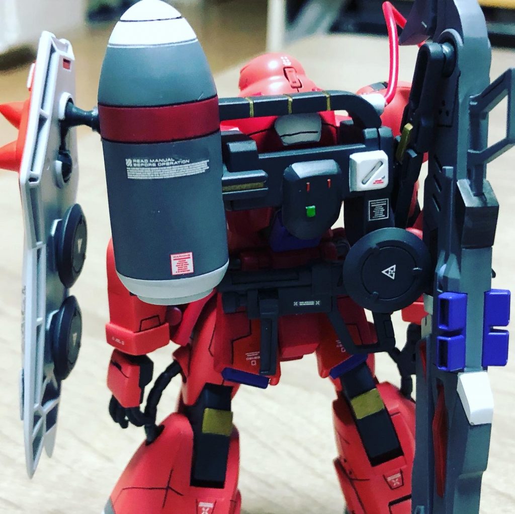 バックバックにパーツ追加しました