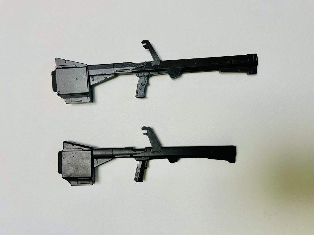 出力したもの。表面処理と塗装でコケて微妙な出来に💦