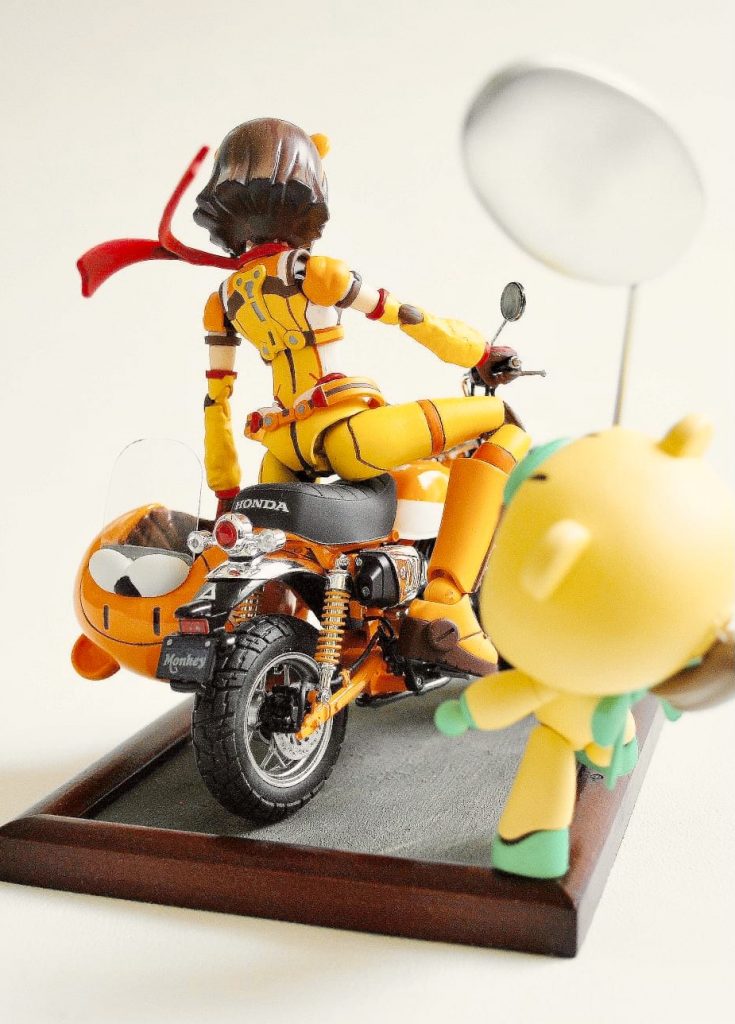 実はモンキーって背面が可愛いんですよね。😊更にチナちゃんの背中も可愛い🤩(自己満足論)