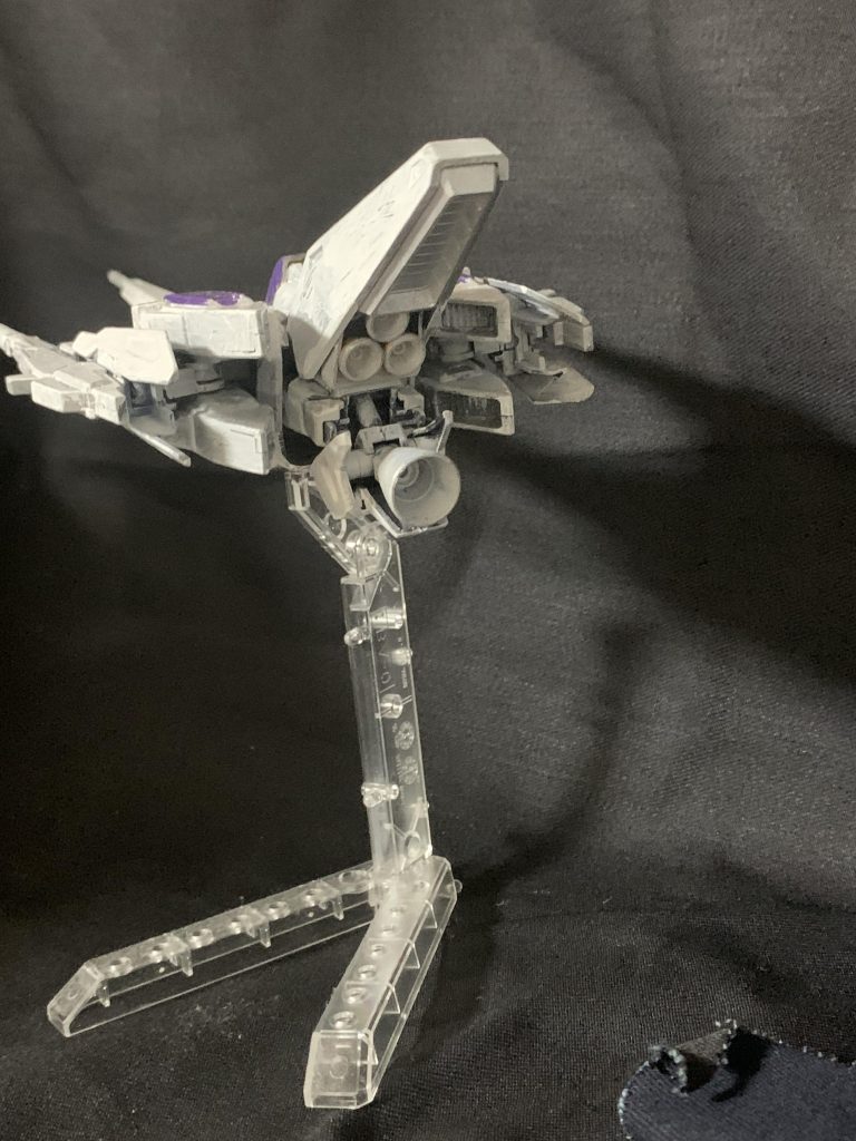 バックショット。ブースターだらけです。