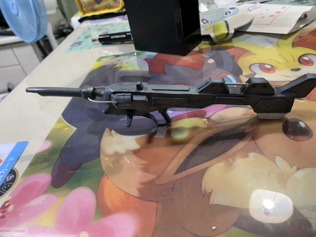 バルルスです実際のバルルスとは違いオリジナル要素を混ぜてます。エポパテで作ったのでプラモデルからしたら結構な重量があるので次回は改善します