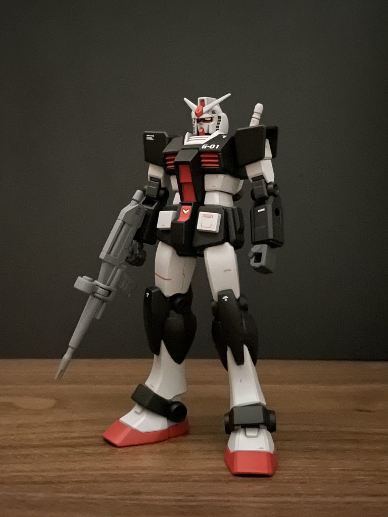 RX-78-1（カラー）形状はそのままです。次作る時は改修したいです。