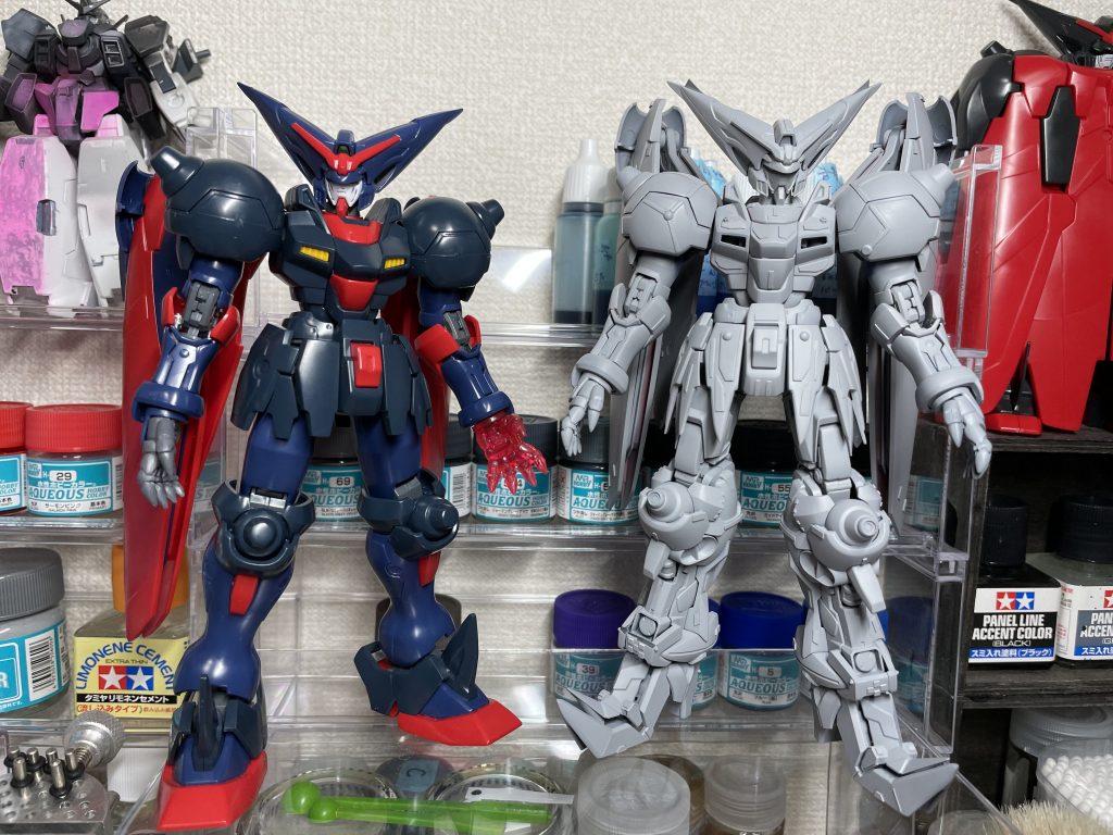 最後にビフォーアフターを(なぜ同じキットが複数有るのか…そんな事を考えちゃダメです)最後まで見てくださりありがとうございます。まだまだ荒いですが皆さんの丁寧な作品に近づけるように今後も楽しみながら作っていきます♪