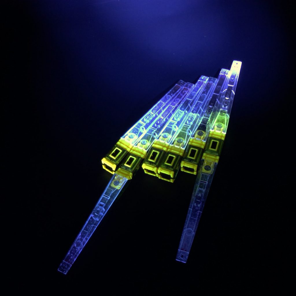 ファンネルはかなりグラデーションになっていますが、本体に付いているとわかりにくいですね🥺