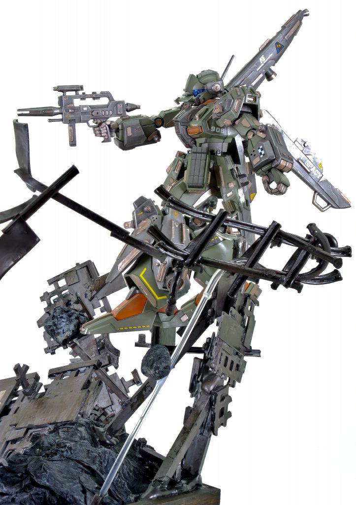 ビームライフルに持ち替えて