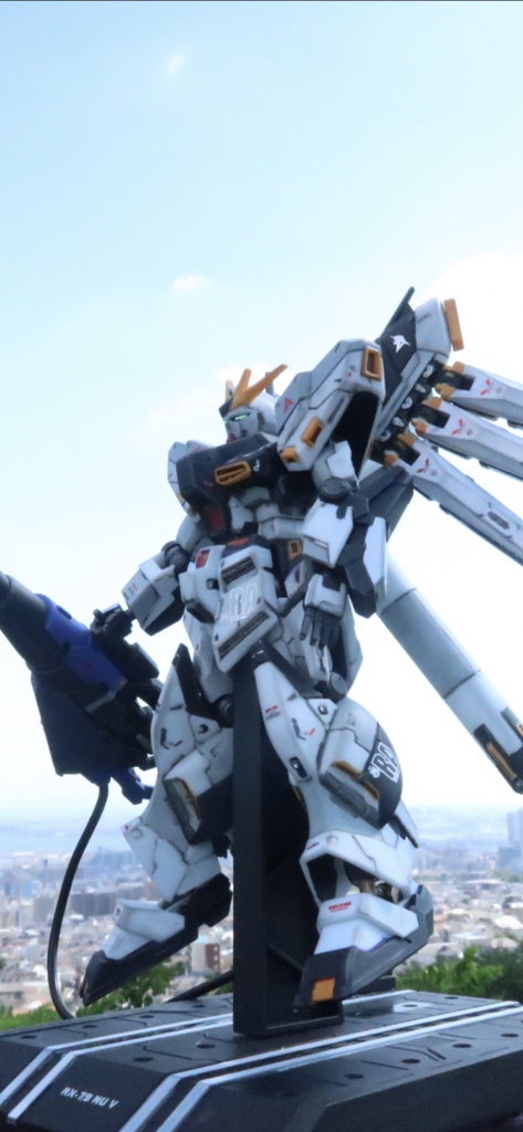 見上げた感じで