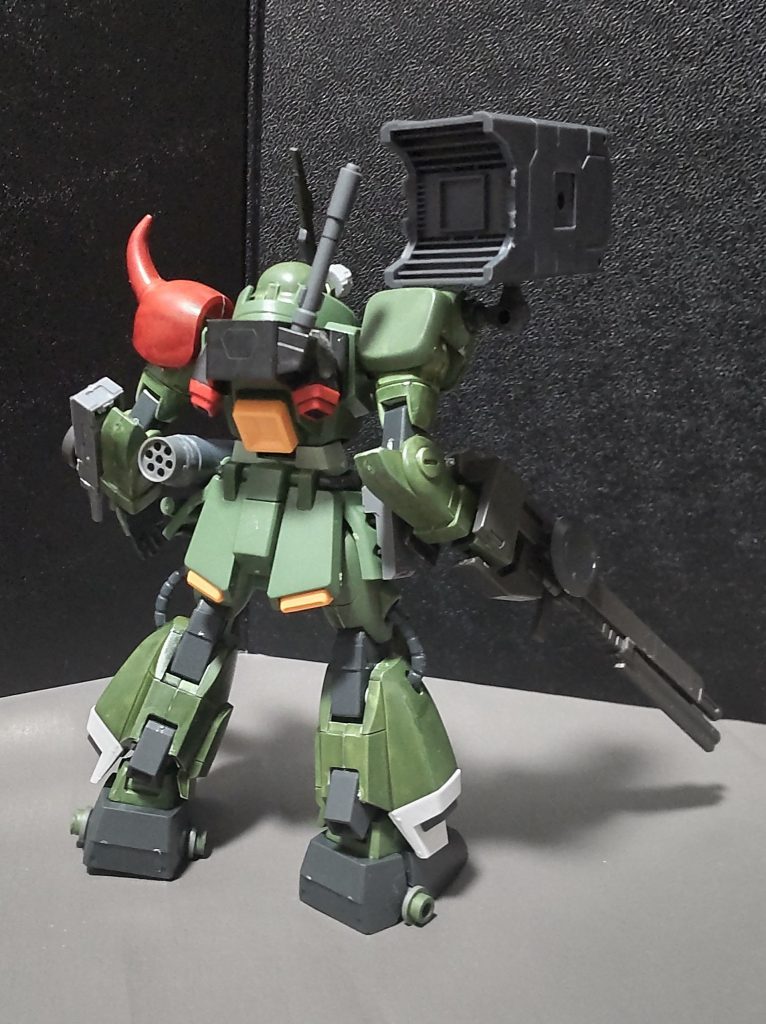 リアビューバックパックとして、イージーウィザードシステムを装着。また、新しいウィザードシステムを装着したりします（詳細は後程）