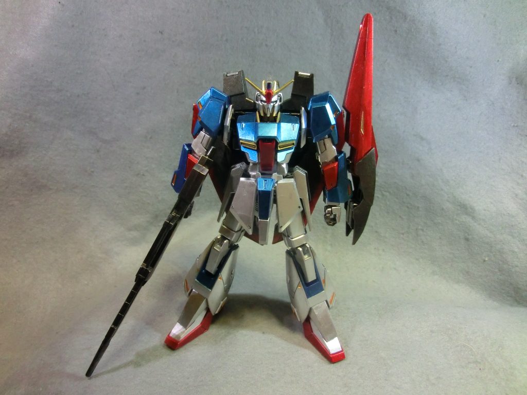 HGUC　Zガンダム　メタリック塗装–2枚目/制作者：Gタクヨ