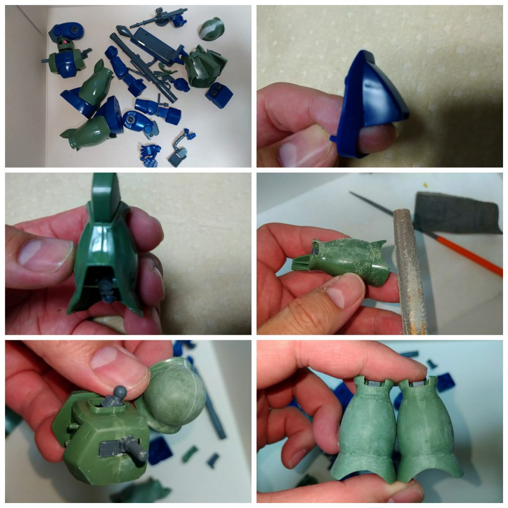 サンディング作業など