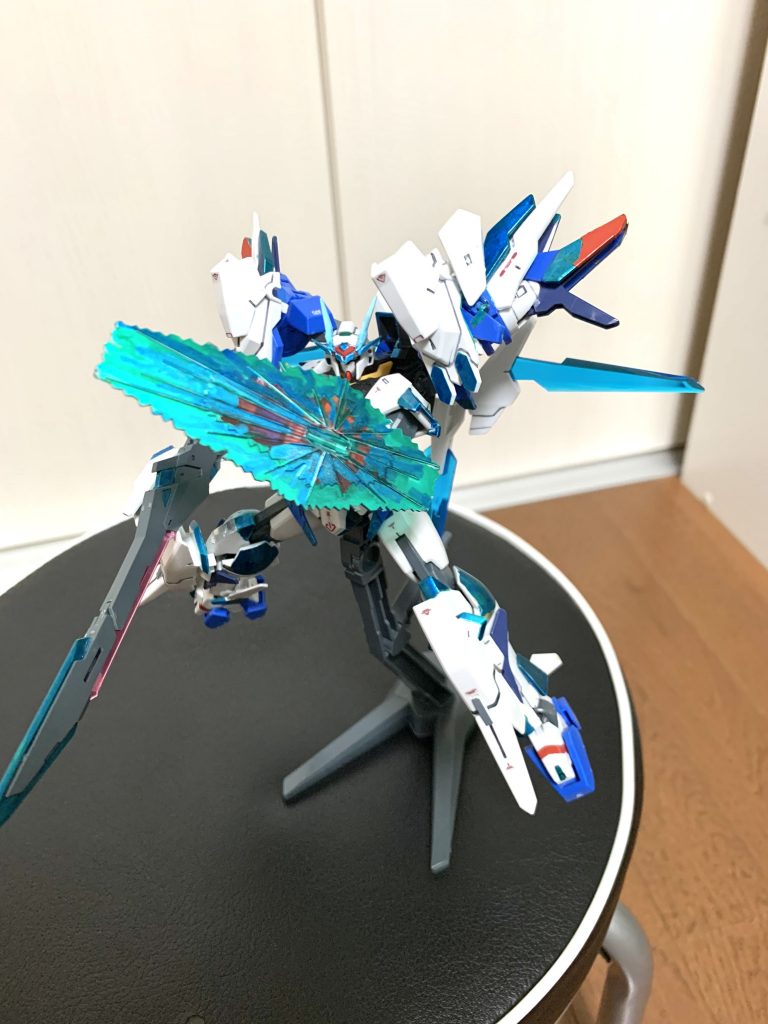 GNドライブが3つになることで出力が向上し、GNシールドも展開可能になりました!向かう所敵なしですね!