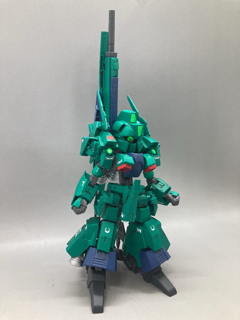 正面から。