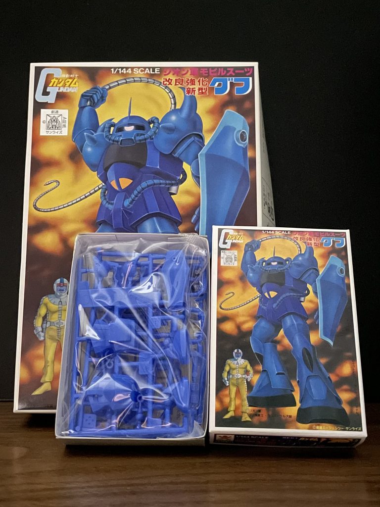 1/144の半分サイズなので、積んでも作っても場所取らないのはありがたい。