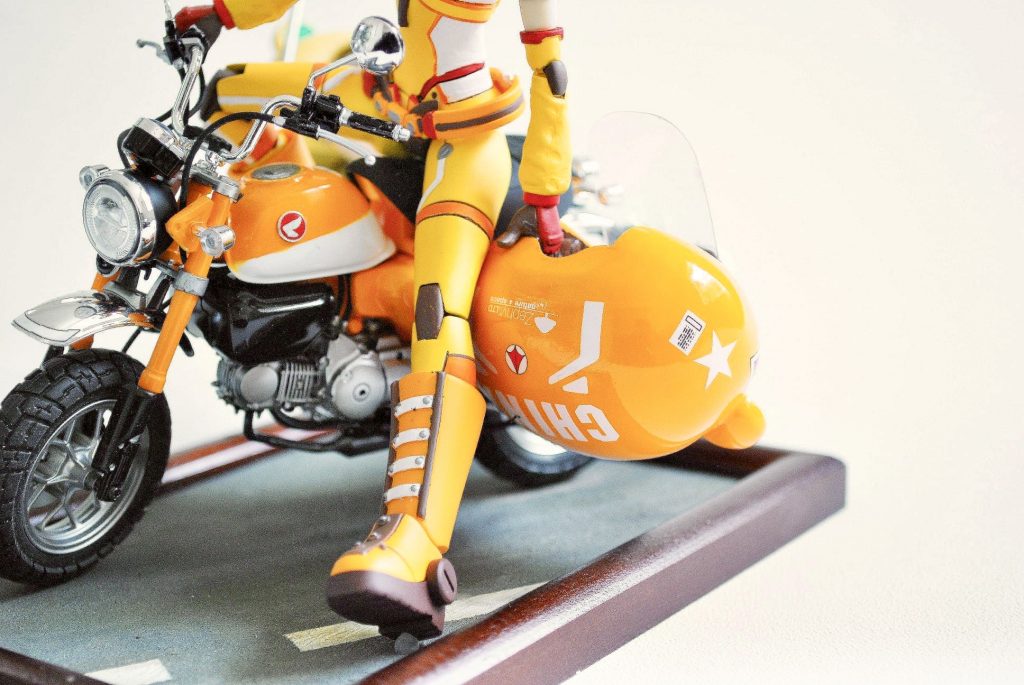 ヘルメットの背面。『CHINA』って書いてあります。⭐️