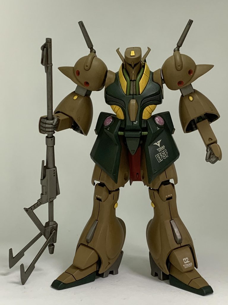 スタイリッシュ過ぎるHGUCより、個人的には好きなスタイルになりました✨