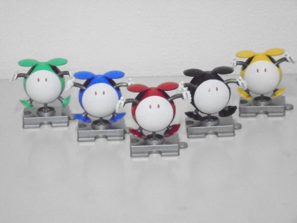 戦隊もの的な配置。